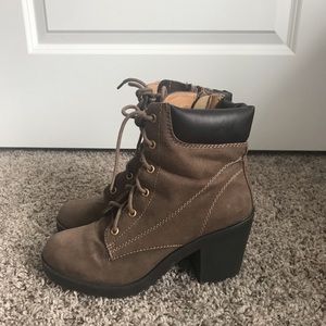 Faux Leather Boots